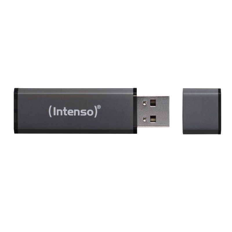 Intenso 3521495 Lapiz USB 2 0 Alu 128GB Antracita